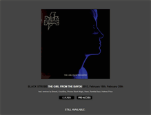 Tablet Screenshot of blackstrobe.blackstroberecords.com